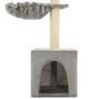 Voir la diapositive 5 : VIDAXL Arbre a chat avec griffoirs en sisal 105 cm Gris