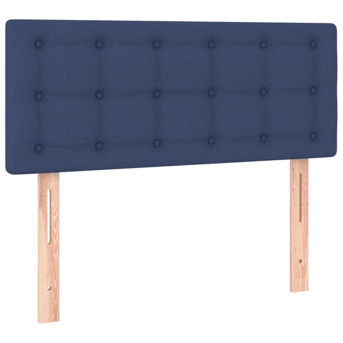 VIDAXL Tete de lit Bleu 90x5x78/88 cm Tissu