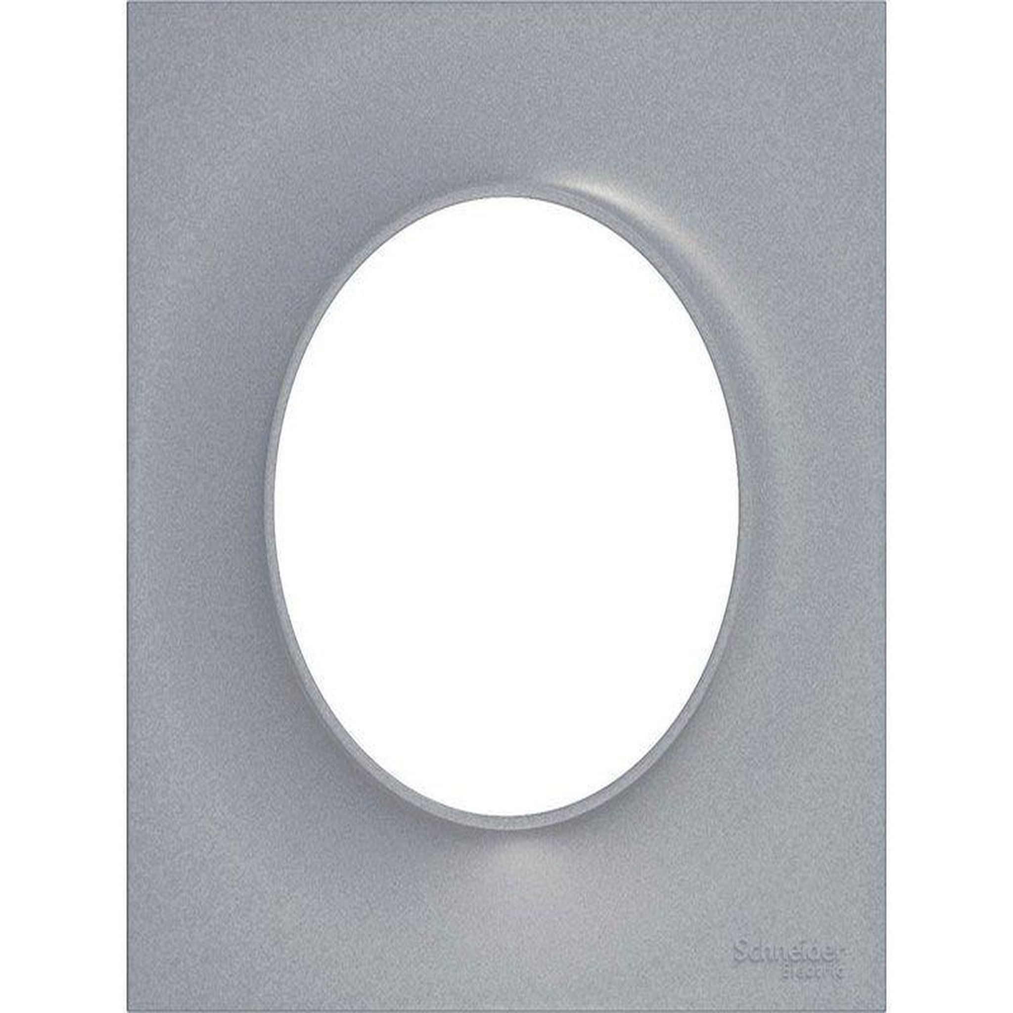 Schneider Electric Plaque Simple Odace Styl, Aluminium