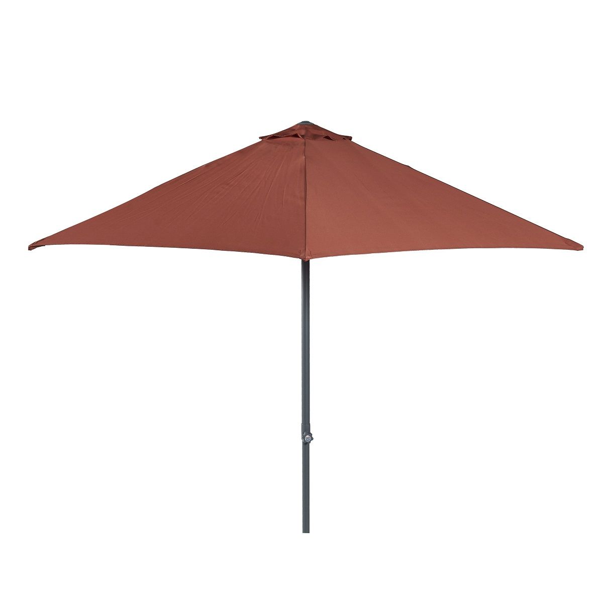 GARDENSTAR Parasol droit D2.7xH2.35m terracota PUSH UP 2