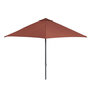Voir la diapositive 2 : GARDENSTAR Parasol droit D2.7xH2.35m terracota PUSH UP 2