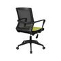 Voir la diapositive 4 : Habitat et Jardin Fauteuil de bureau à roulettes  Philippe  - Vert