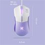 Voir la diapositive 5 : SKILLKORP Souris Gamer Filaire M5 ECO PURPLE Access