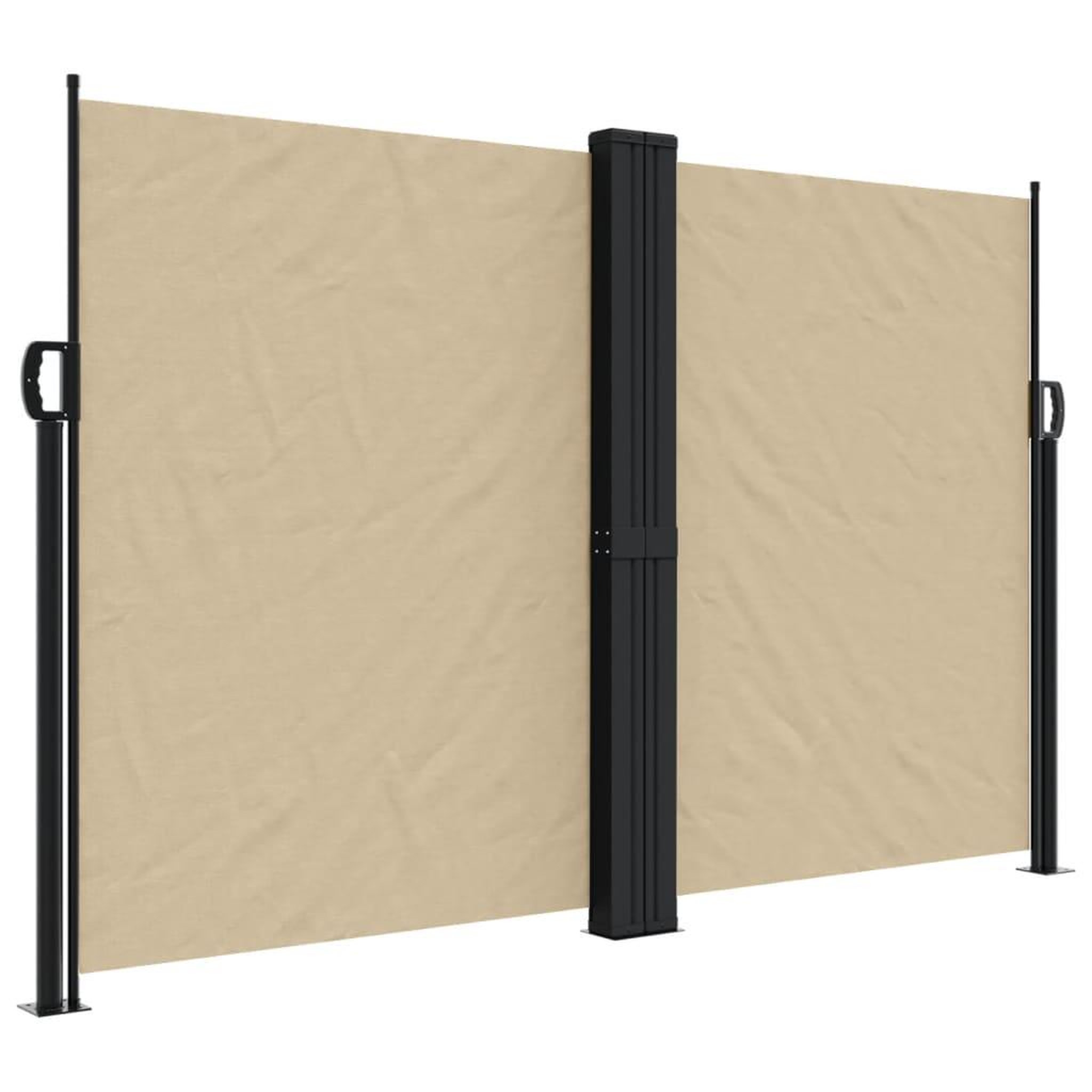 Voir la diapositive 2 : VIDAXL Auvent lateral retractable beige 160x1200 cm