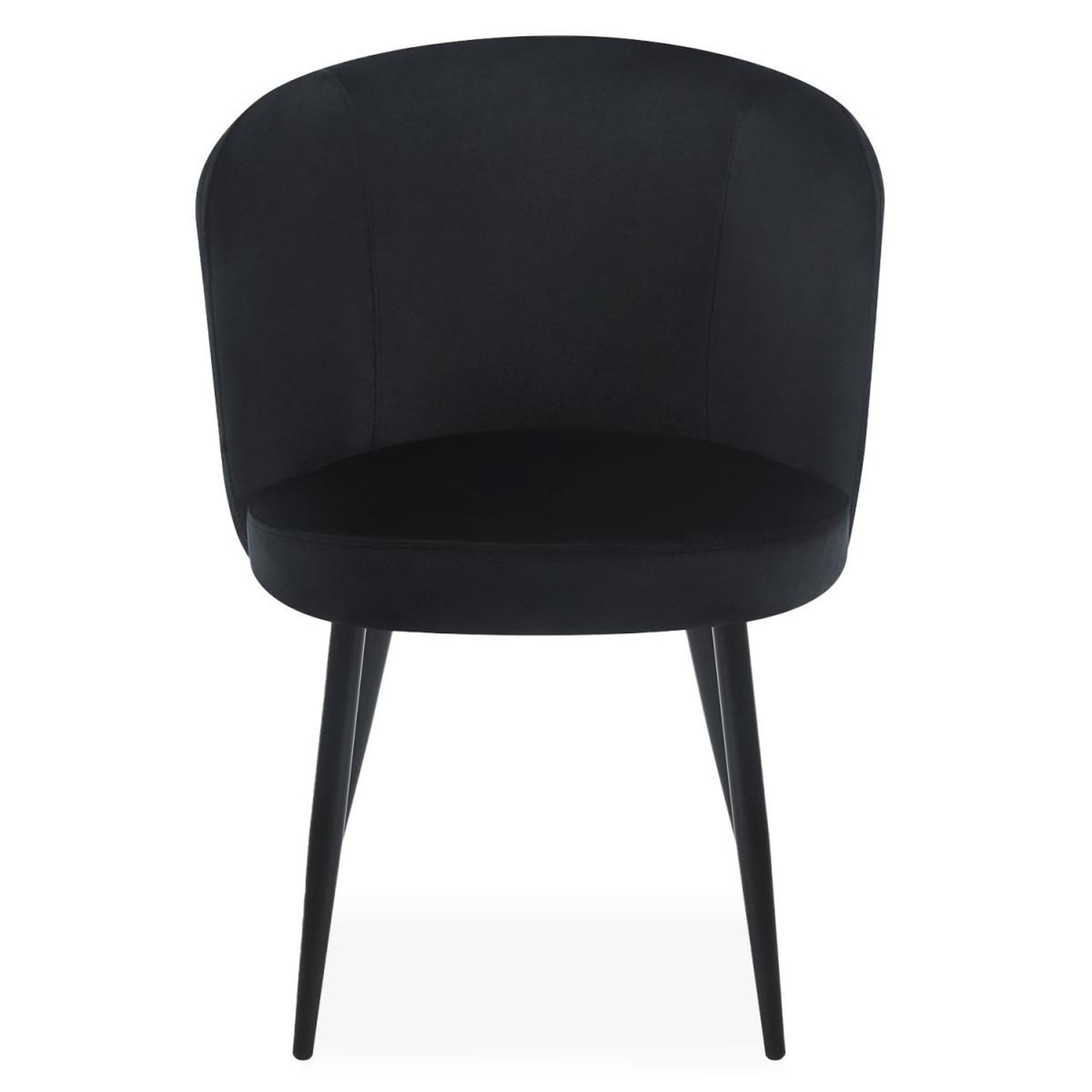 Voir la diapositive 3 : Paris Prix Lot de 2 chaises en velours  marisa  80cm noir