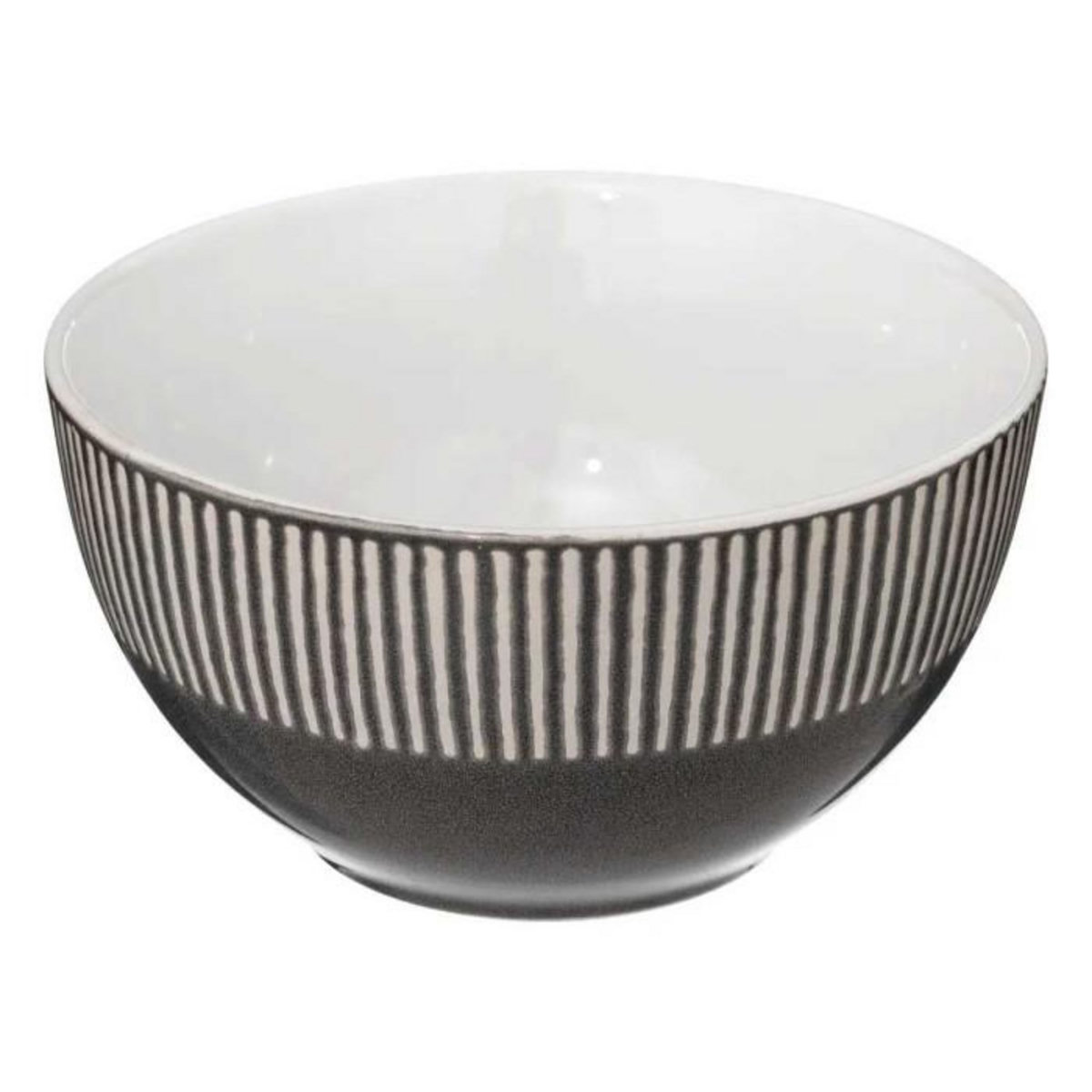 SECRET DE GOURMET Lot de 6 Bols en Céramique  Maya  70cl Gris