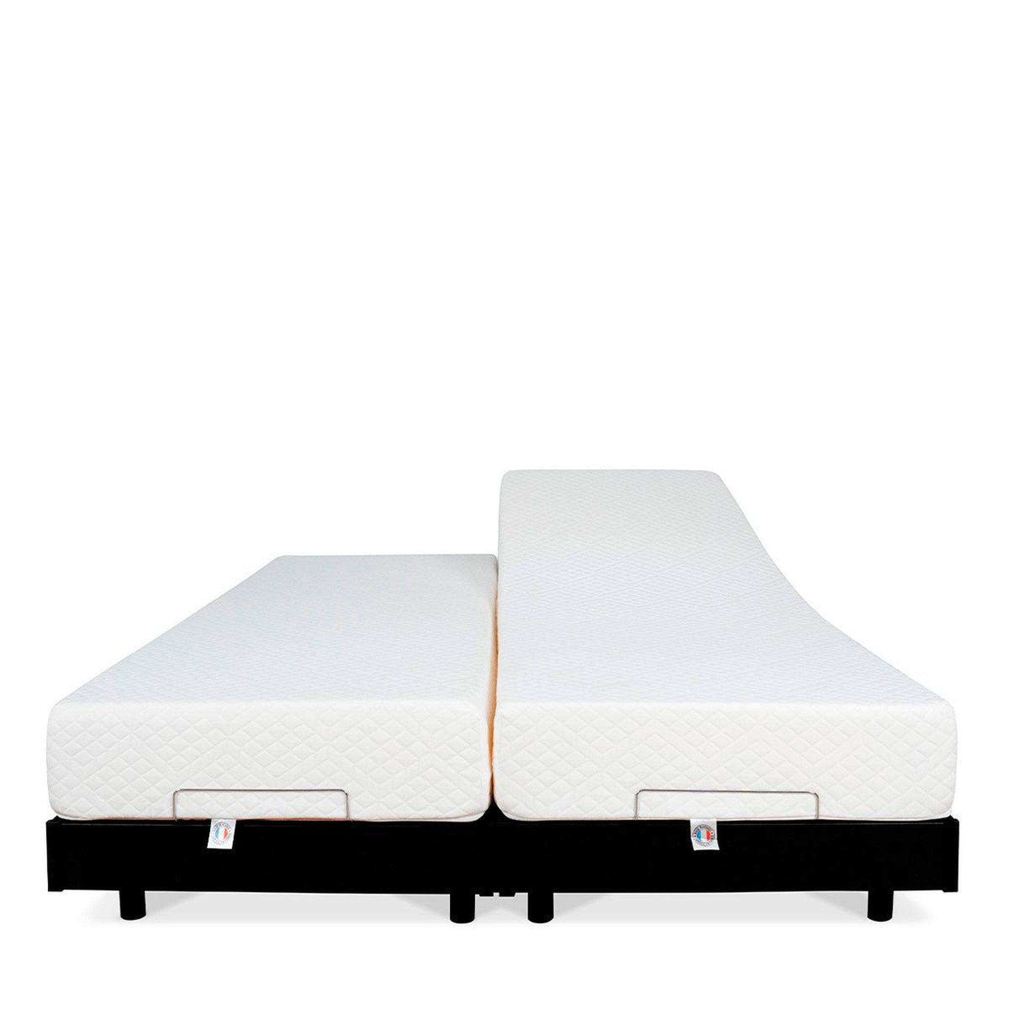 Voir la diapositive 2 : BELLECOUR Bellecour literie | ensemble duo flex | sommiers électriques + matelas mémoire de forme