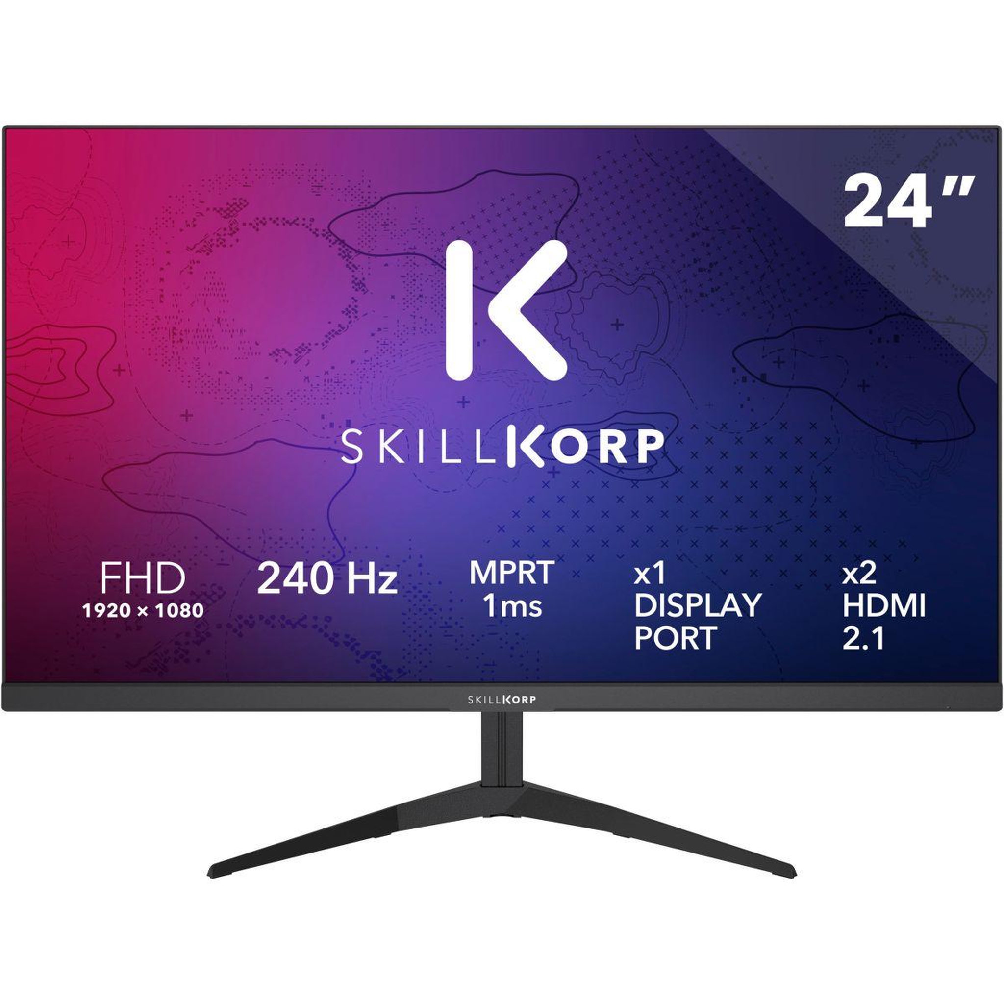 SKILLKORP Ecran pc gamer skp m24 24  full hd 240hz fast ips amd freesync