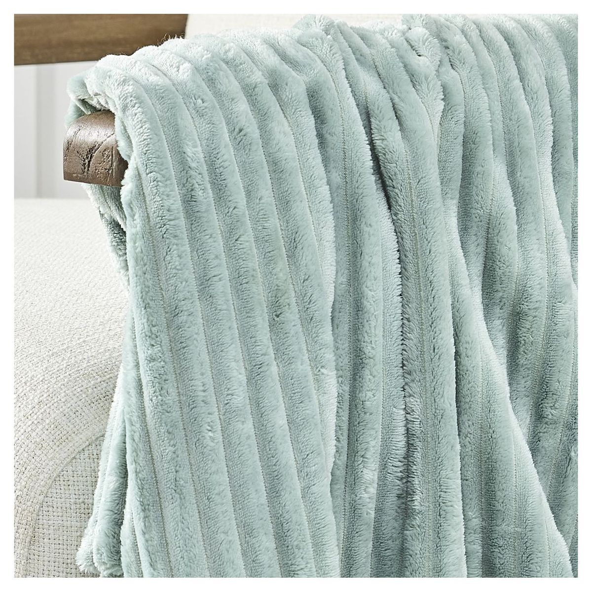 TODAY Plaid côtelé uni 