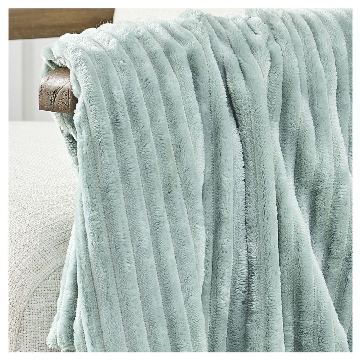 TODAY Plaid côtelé uni 