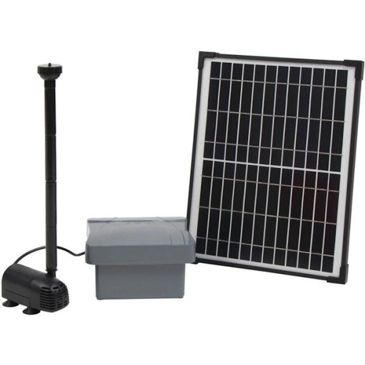 Ubbink Pompe fontaine - UBBINK - SolarMax 600 Accu Power Control - Débit 700 l/h - Fonctionnement jour/nuit