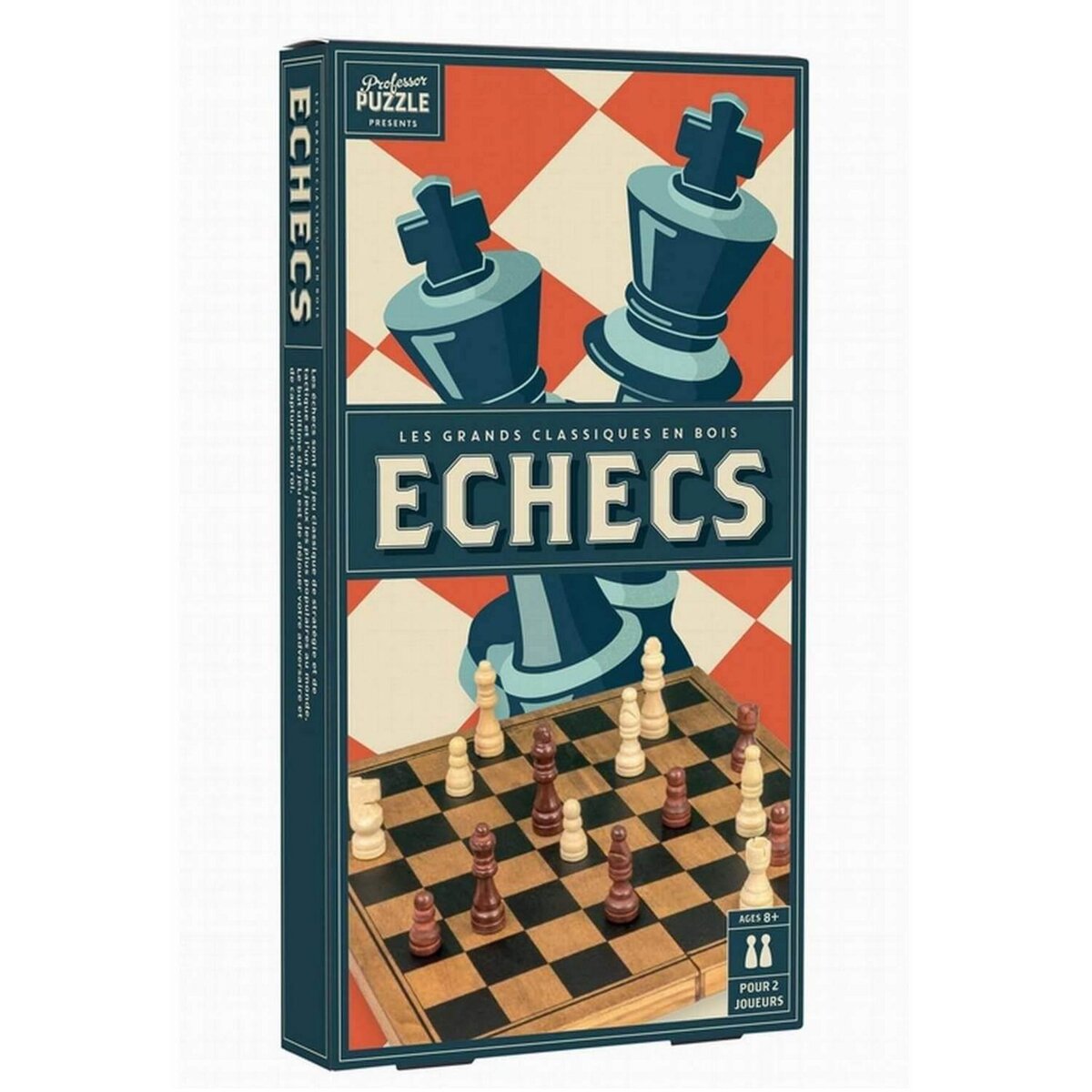 Piatnik Jeu d'échecs bois vintage