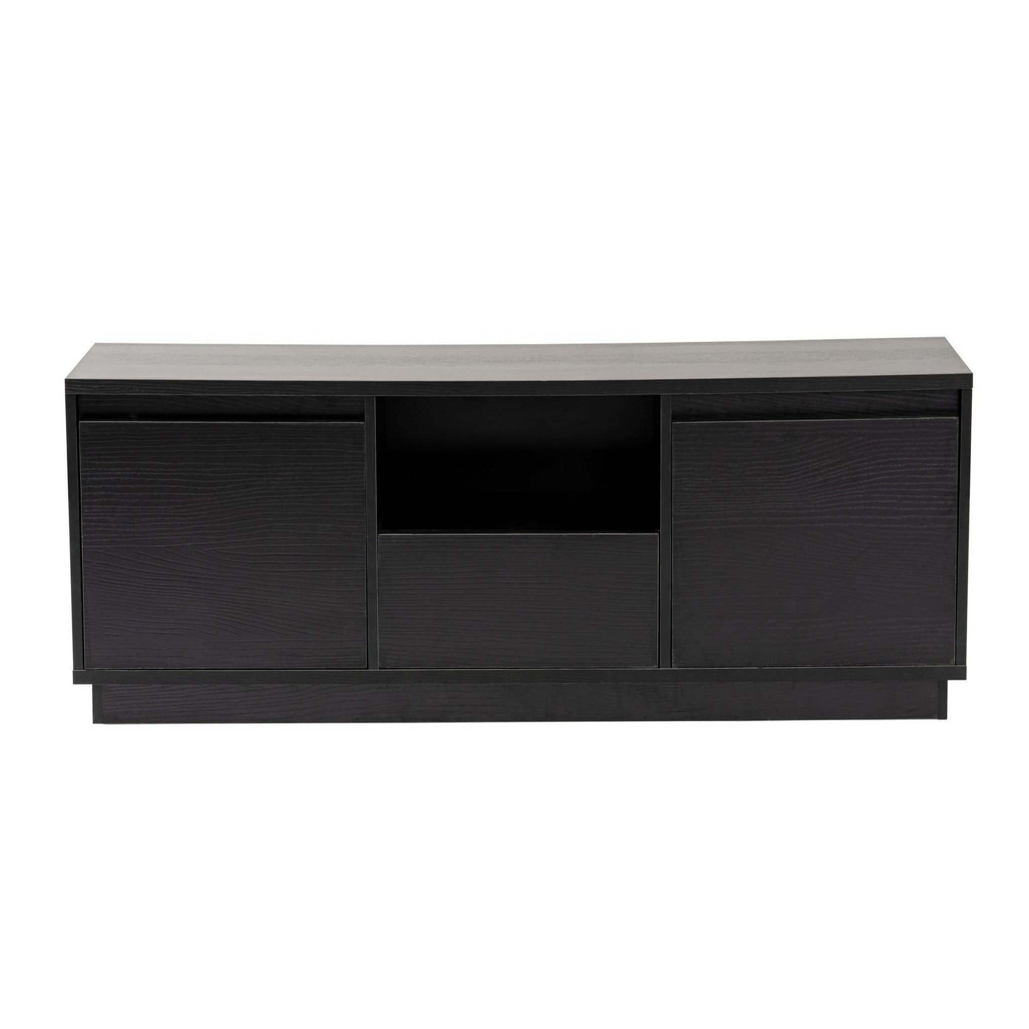 Habitat et Jardin Meuble tv en bois  vanguard  160 x 30 x 42 cm - bois noir