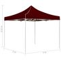 Voir la diapositive 6 : VIDAXL Tente de reception pliable Aluminium 2 x 2 m Bordeaux
