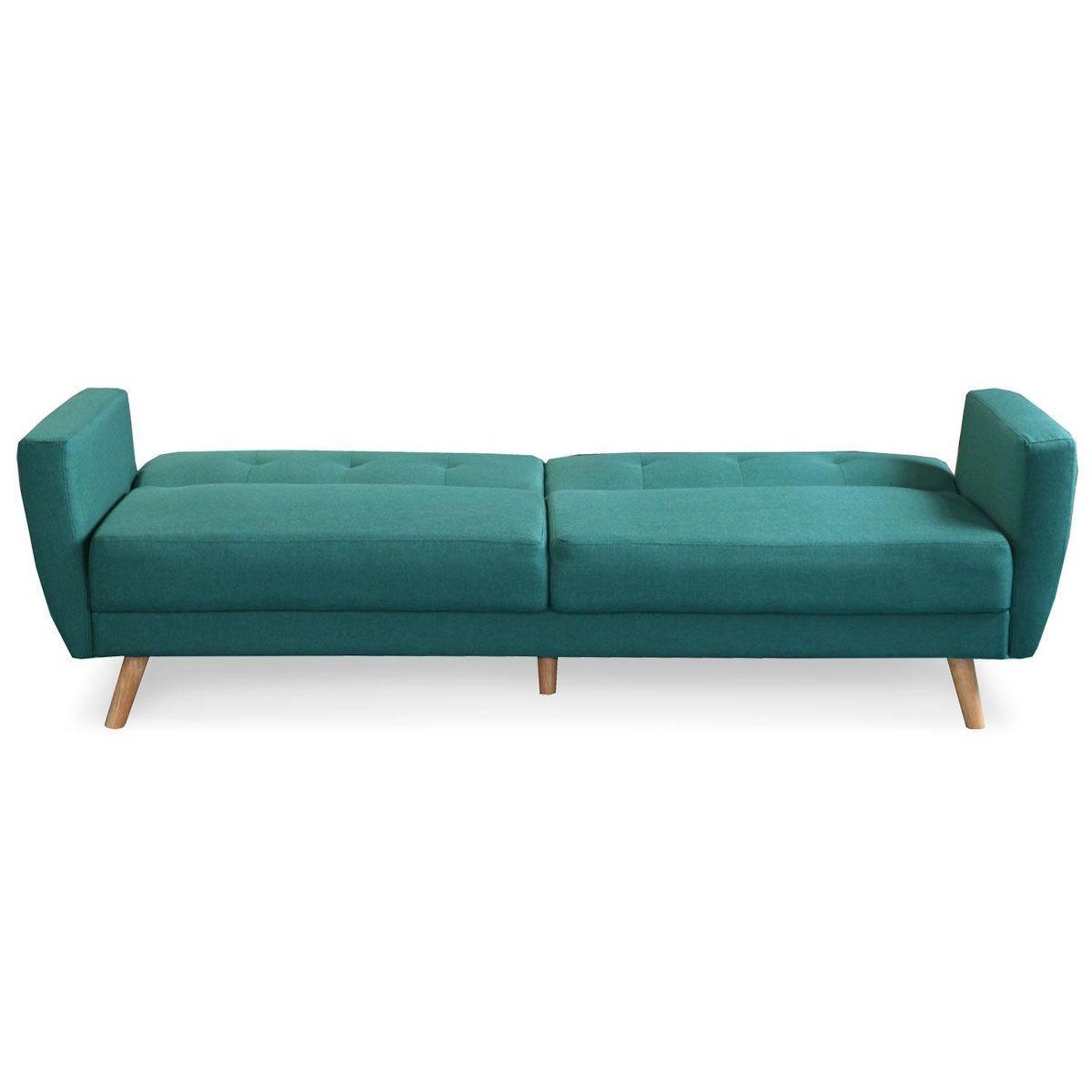 Voir la diapositive 4 : Paris Prix Canapé scandinave convertible  garry  220cm bleu vert