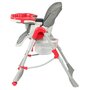 Voir la diapositive 3 : BAMBISOL Chaise haute bébé rouge/gris Carrousel 