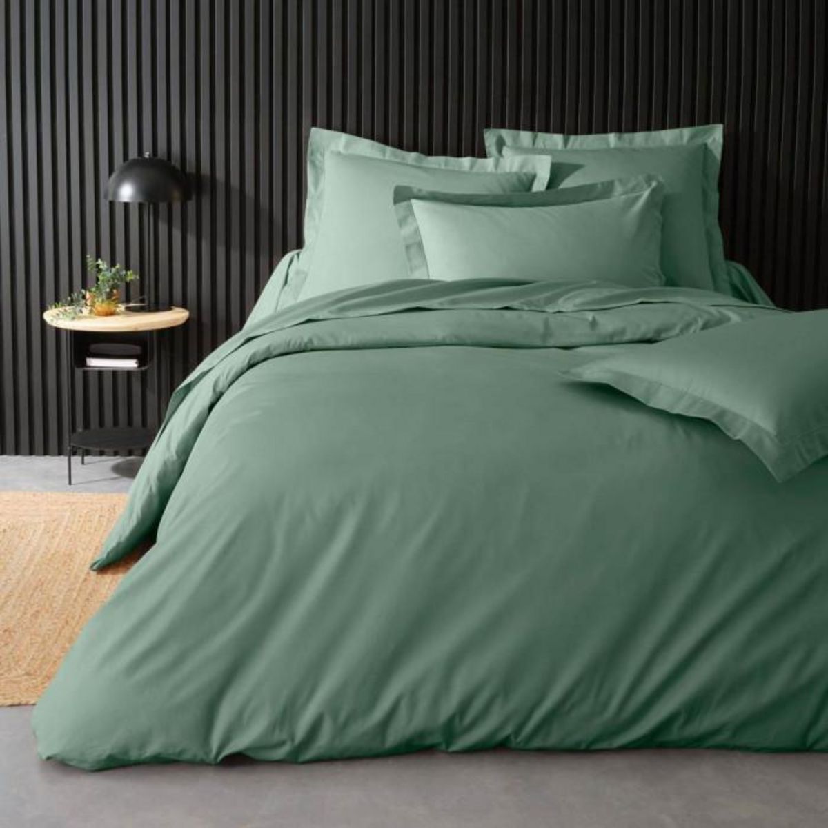 Paris Prix Housse de Couette  Percaline  220x240cm Tilleul