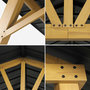 Voir la diapositive 6 : SWEEEK Carport CALISTA en aluminium et acier anthracite. 12 m²