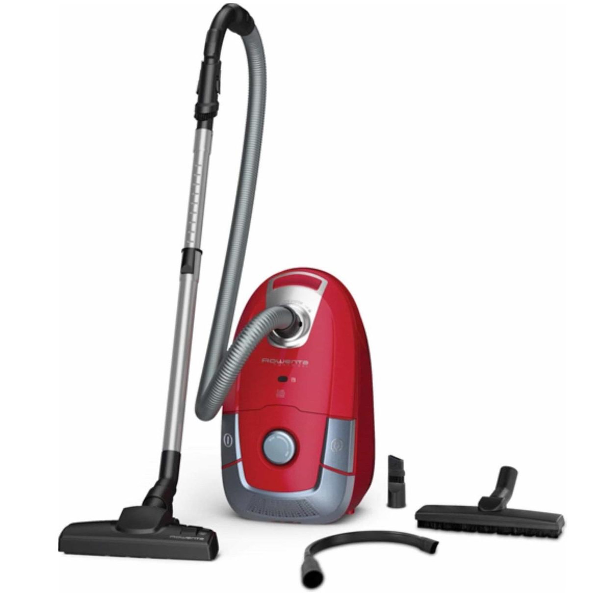 Voir la diapositive 1 : ROWENTA Aspirateur traineau 450w 70db rouge - ro3153ea