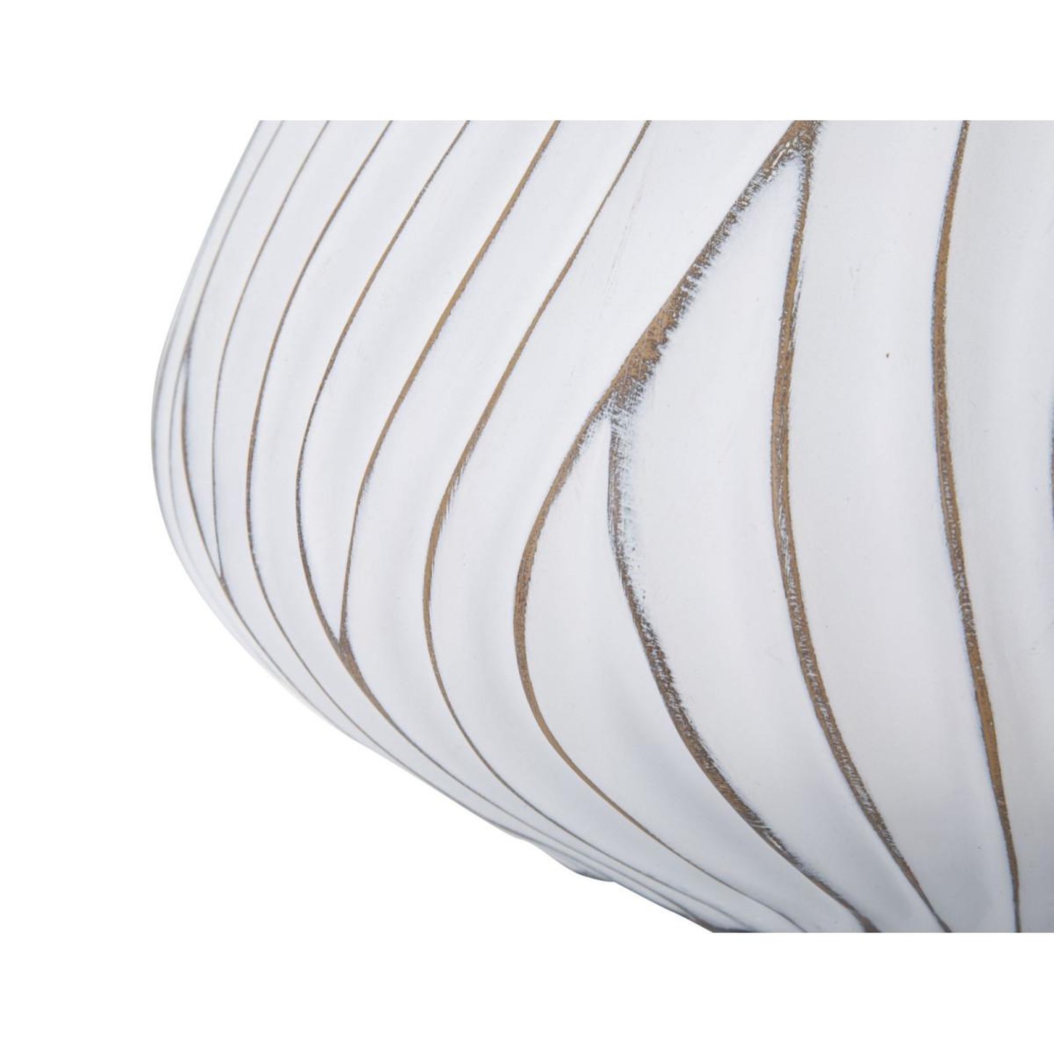 Voir la diapositive 4 : Paris Prix Cache-pot design en relief  honduras  40cm blanc