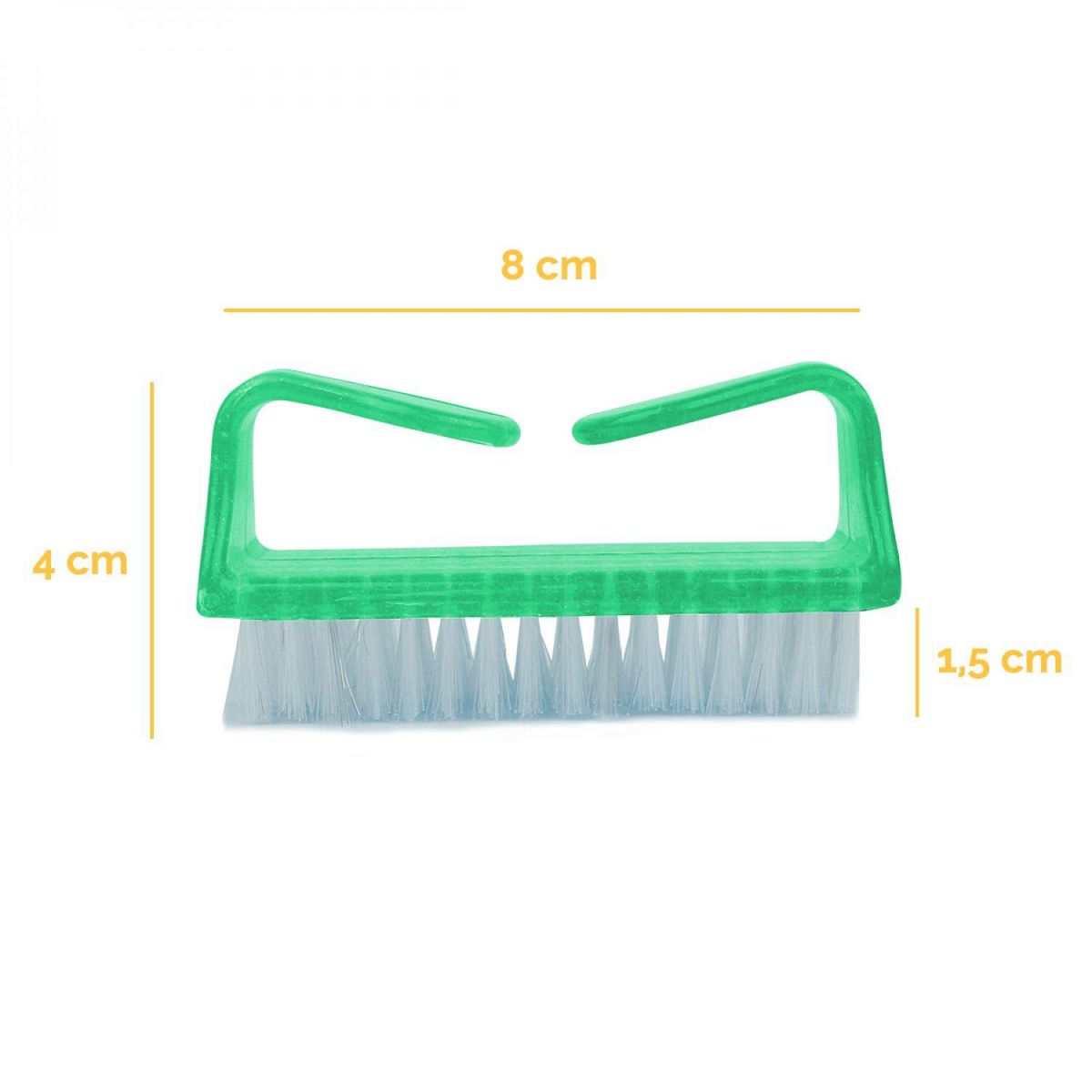 VIVEZEN Lot de 10 brosses à ongles, nettoyantes - Violet