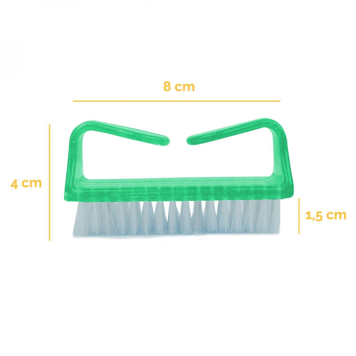 VIVEZEN Lot de 10 brosses à ongles, nettoyantes - Violet