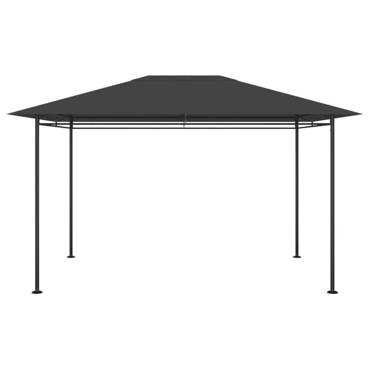 VIDAXL Belvedere 384x281x270 cm Anthracite 180 g/m^2