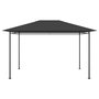 Voir la diapositive 2 : VIDAXL Belvedere 384x281x270 cm Anthracite 180 g/m^2