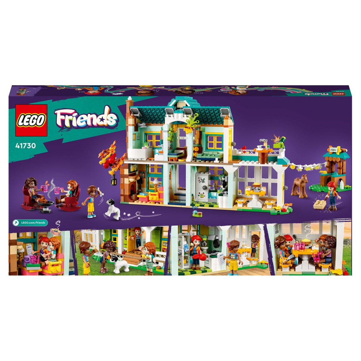 LEGO Friends 41730 La maison d'Autumn, Jouet de Poupées avec Accessoires, Animaux & Mini-Poupée Mia