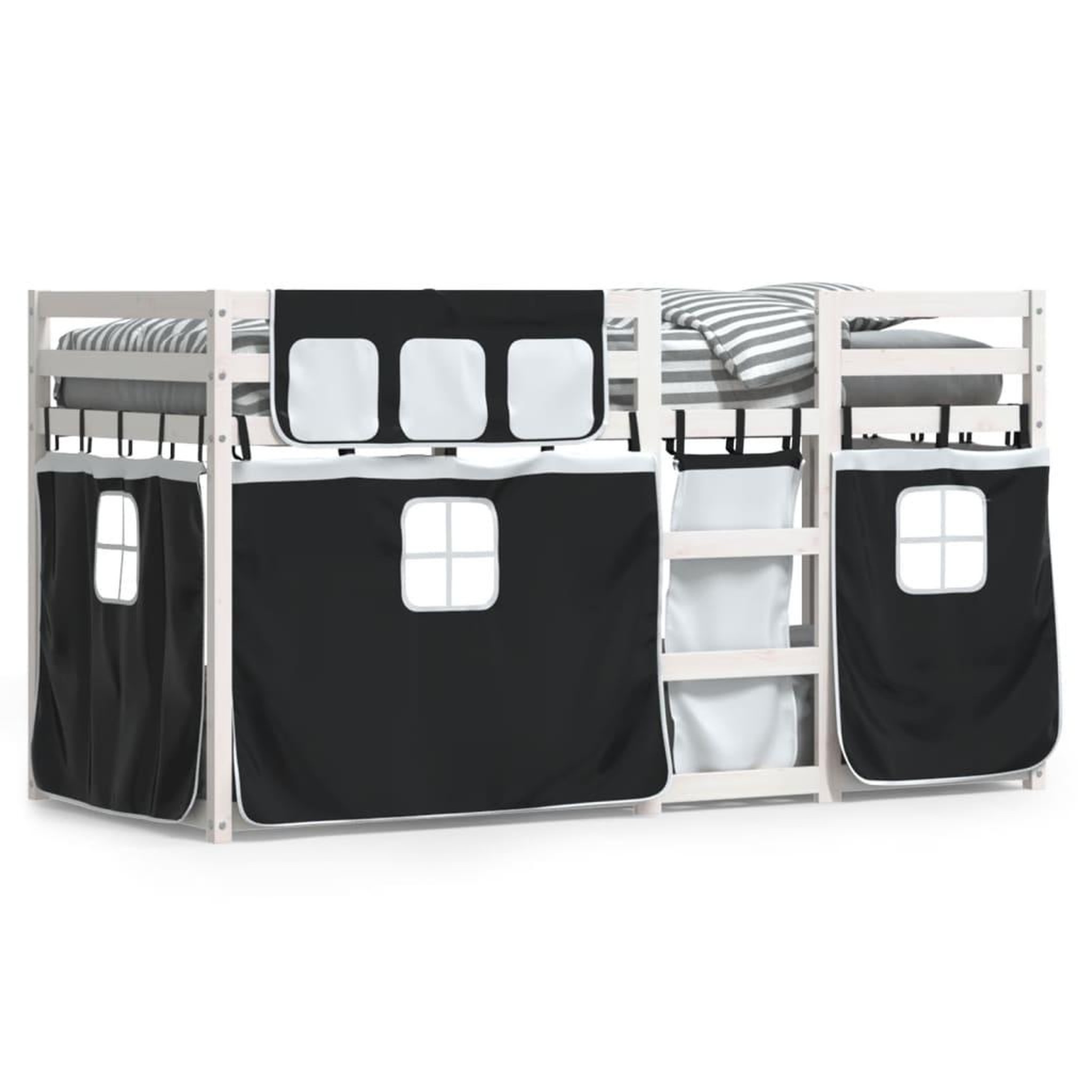 Voir la diapositive 2 : VIDAXL Lit superpose sans matelas 80x200 cm bois de pin massif