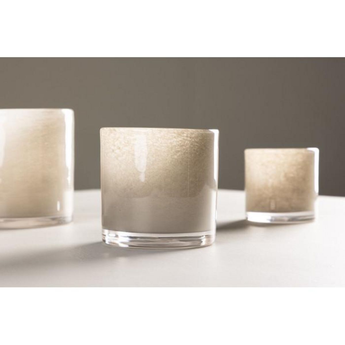 Paris Prix Photophore Déco  Gloria  10cm Beige