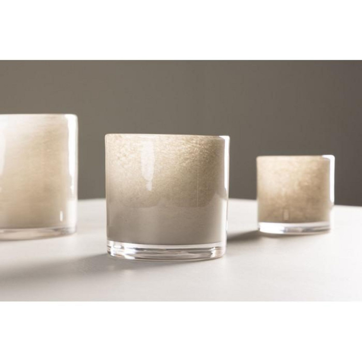 Paris Prix Photophore Déco  Gloria  10cm Beige