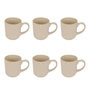Voir la diapositive 1 : SECRET DE GOURMET Lot de 6 Mugs  Terre Inconnue  42cl Beige