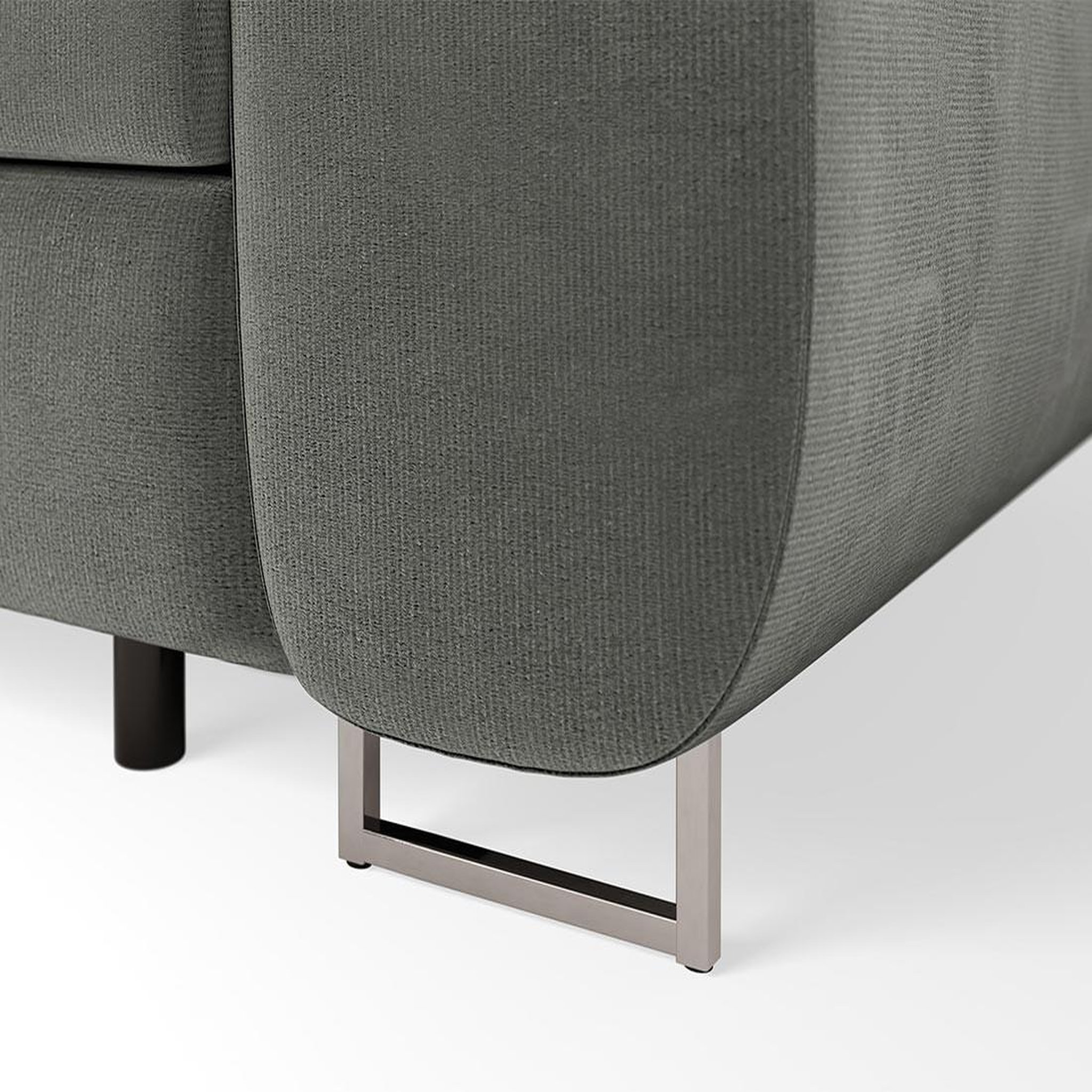 Voir la diapositive 6 : BEST MOBILIER Pablo - canapé droit 2 places avec têtières ajustables - en velours