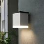 Voir la diapositive 2 : Lumisky Applique murale solaire SUNBOX Blanc Aluminium H11,5cm