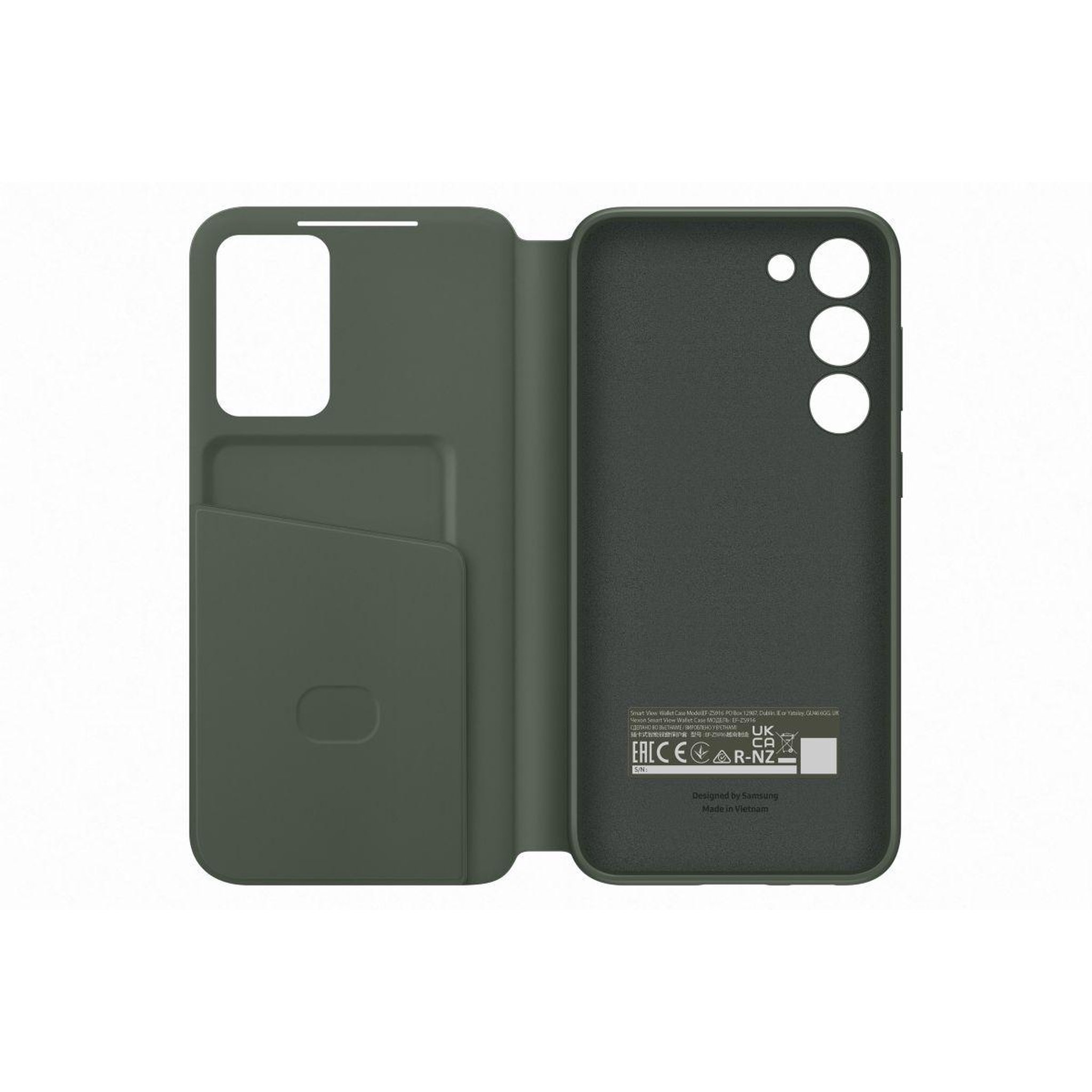 Voir la diapositive 5 : Samsung Etui s23+ smart view porte-carte khaki