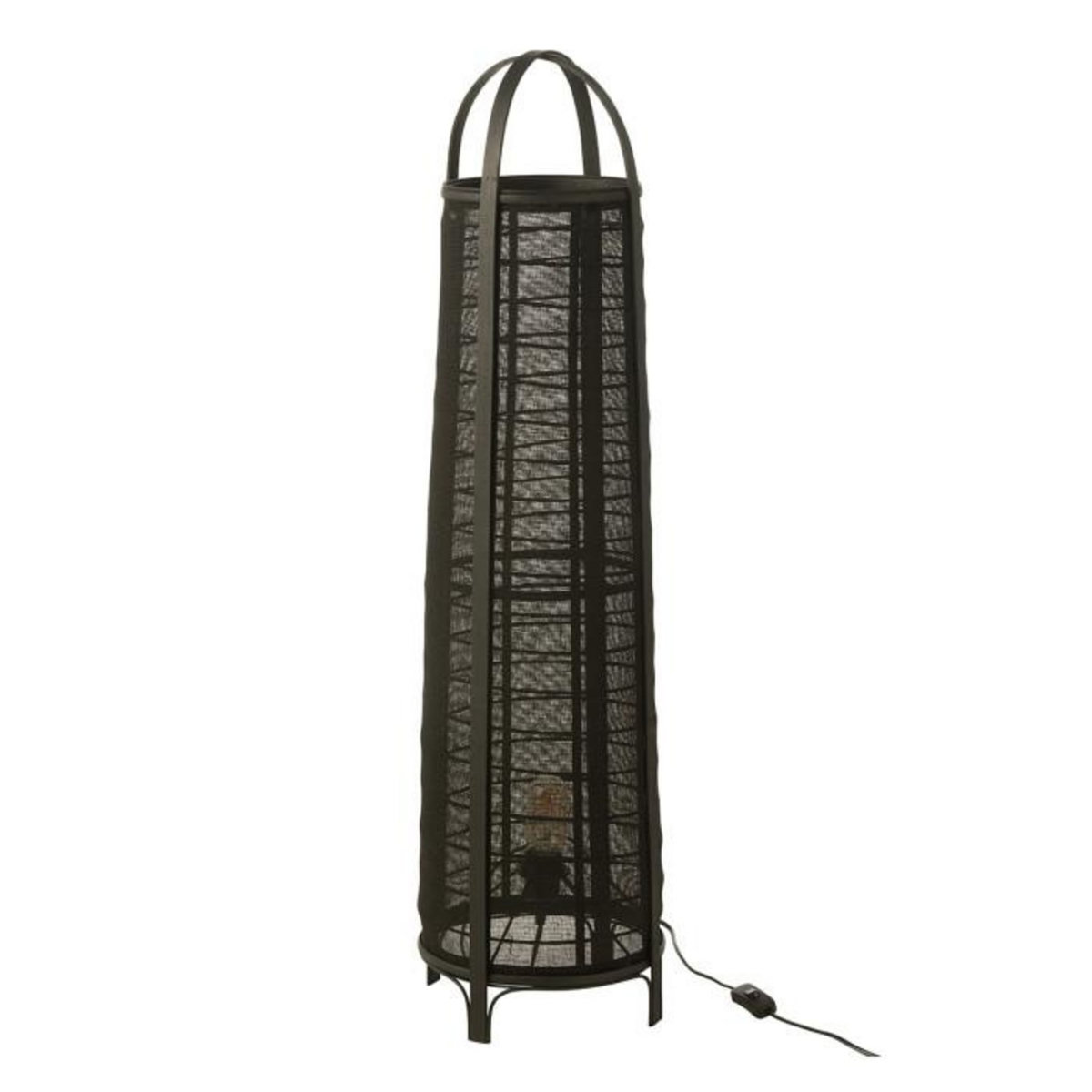 Paris Prix Lampadaire en Bambou  Don  100cm Noir