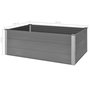 Voir la diapositive 6 : VIDAXL Lit sureleve de jardin WPC 150x100x54 cm Gris