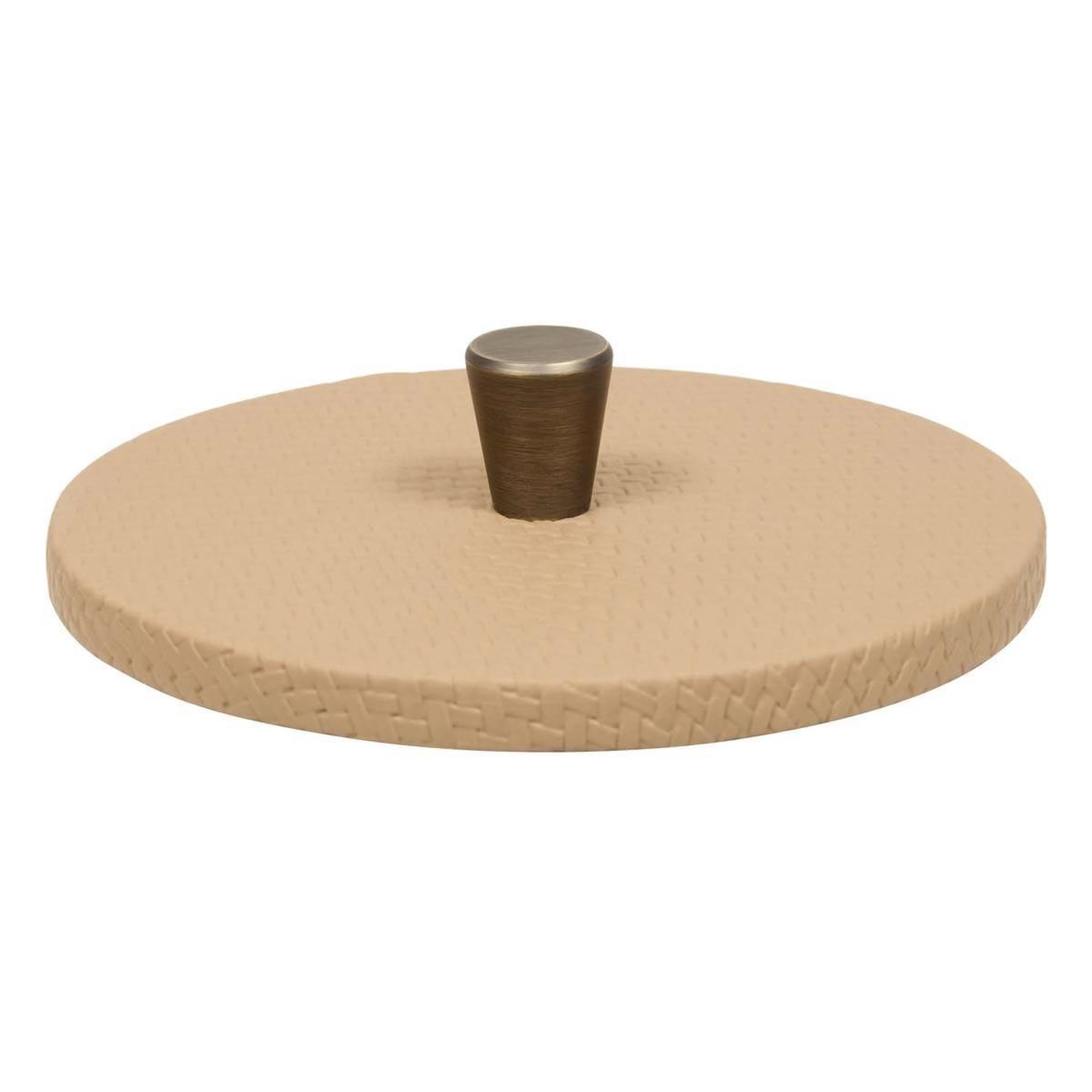 Voir la diapositive 5 : ATMOSPHERA Lot de 2 boîtes déco  bonie  19cm taupe