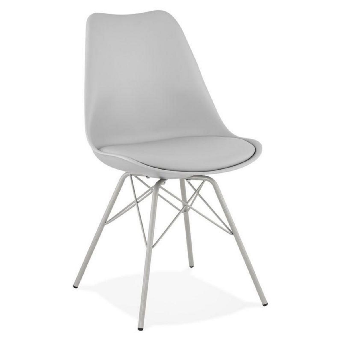Paris Prix Chaise Design  Asensio  83cm Gris
