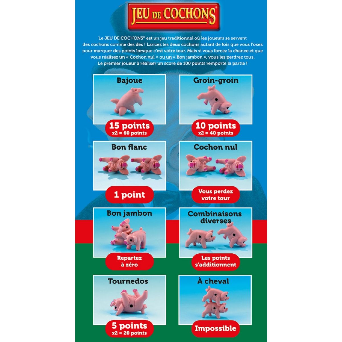  WINNING MOVES Jeu de cochons 