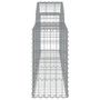 Voir la diapositive 5 : VIDAXL Paniers a gabions arques 18 pcs 200x30x60/80 cm Fer galvanise