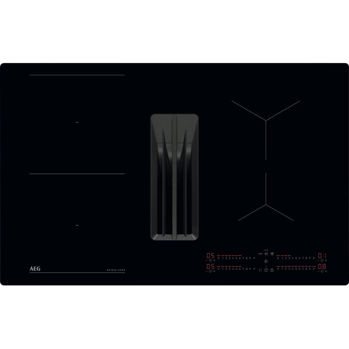 AEG Plaque induction aspirante TH84CB03CB