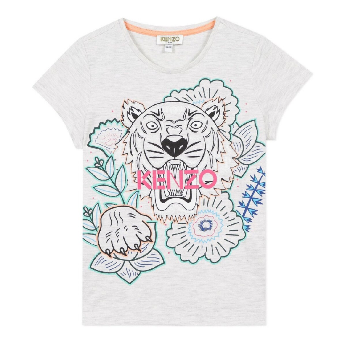 KENZO T-shirt Gris Fille Kenzo Tiger JG 2