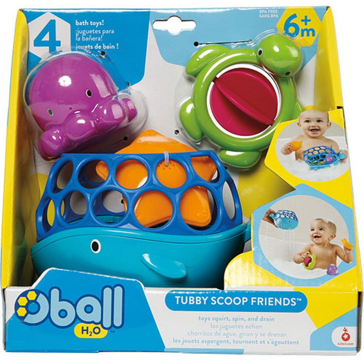 Ensemble de bain Tubby Scoop Friends - Oball H2O