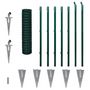 Voir la diapositive 2 : VIDAXL Cloture Euro Acier 10 x 1,2 m Vert