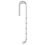 Voir la diapositive 4 : VIDAXL Echelle de piscine 54x38x211 cm acier inoxydable 304