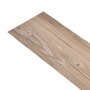 VIDAXL Planches de plancher PVC Non auto-adhesif 5,26 m^2 Chene marron