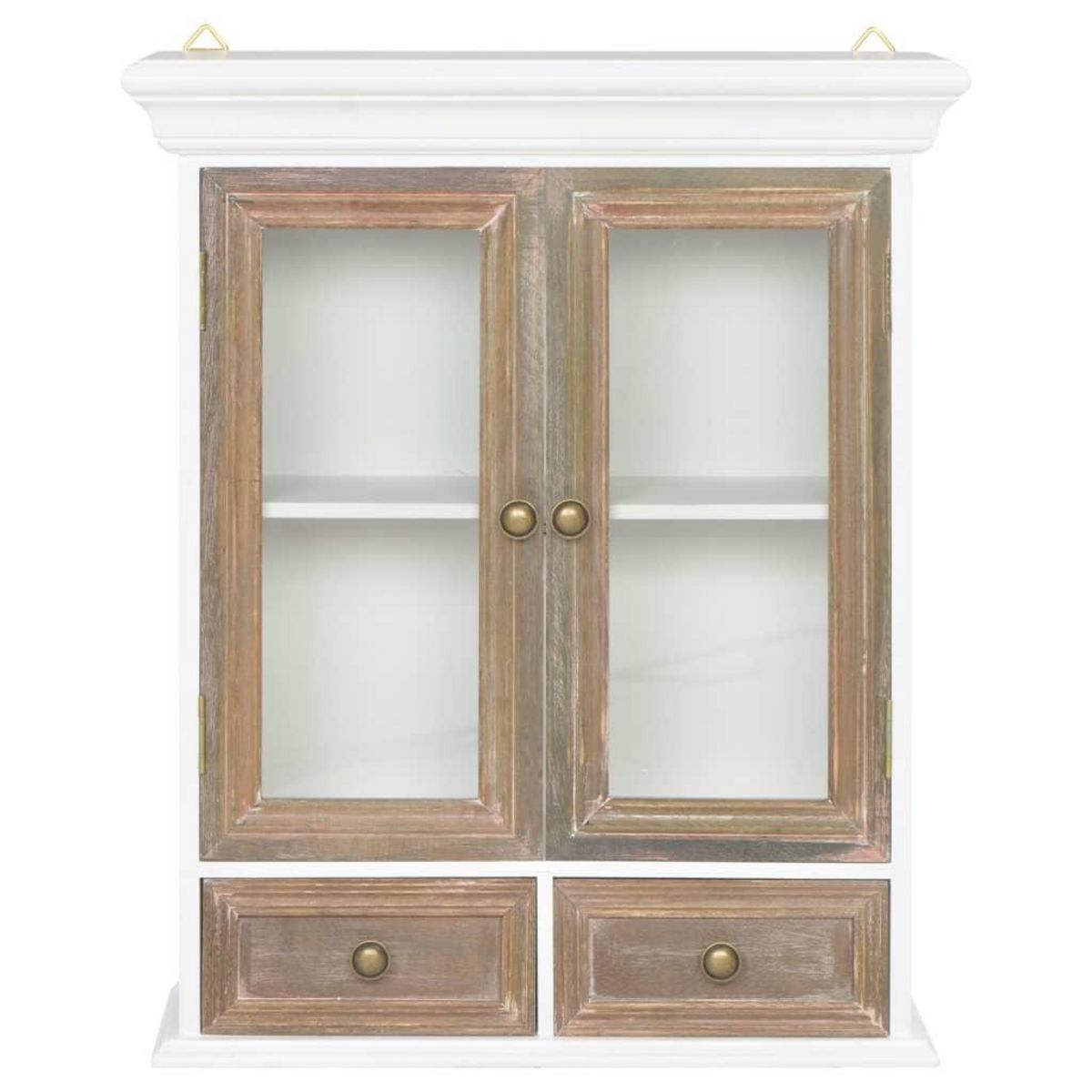 VIDAXL Armoire murale Blanc 49x22x59 cm Bois d'ingenierie