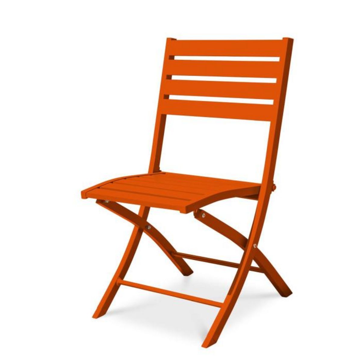 Paris Prix Chaise de Jardin Pliante  Marius  82cm Orange